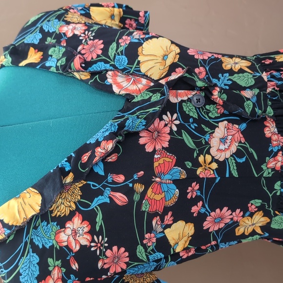 Anthropologie Maeve Bloedel Floral Dress NWOT size 4 - Picture 5 of 6